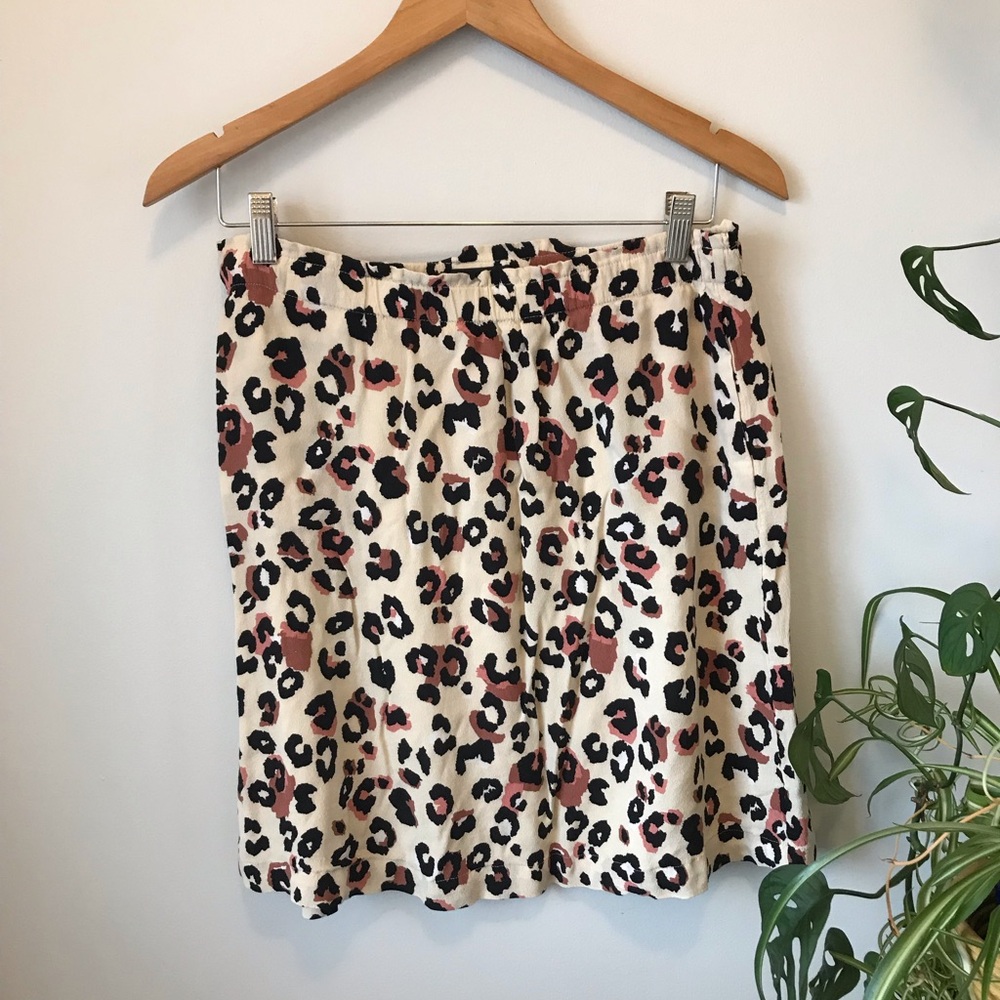 Leopard Print Women's Skirt